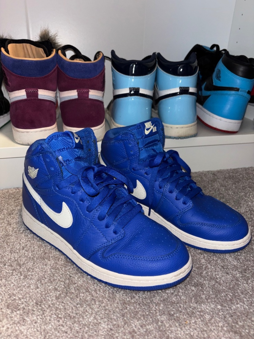 Blue jordan 1’s